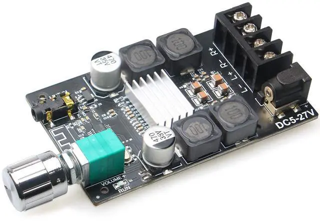 Alt view image 4 of 6 - 50W+50W Bluetooth 5.0 Amplifier Board,100w Audio Amp Board Dual Channel DC8-24V,Easy Installation and Password Free Connect to Phone Quietly