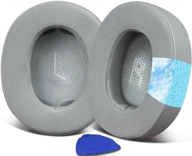 Main image of Cooling Gel Replacement Earpads for JBL E55BT(E55 BT) Over-Ear Wireless Headphones, Ear Pads Cushions with Noise Isolation Foam - Grey