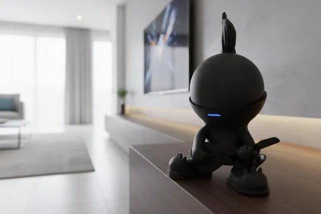 Alt view image 3 of 6 - Table Stand Holder Compatible with Amazon Alexa Smart Speaker Echo Dot (4th and 5th gen.) and Apple HomePod Mini, Star Boy