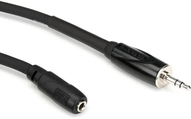 Main image of Black Series Headphone Extension Cable, 3.5mm TRS Male to Female, 25-Feet, 1/8-Inch Connector (RHC-25-3535)