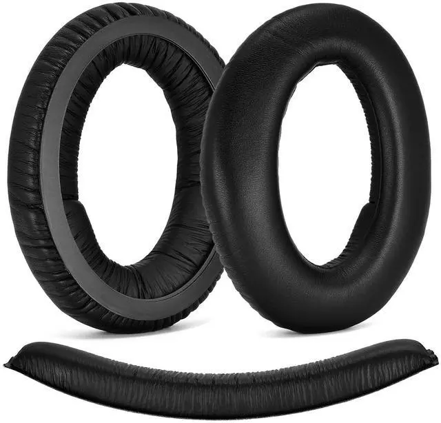 Main image of Kit 2 IN1 Earpads for Sennheiser PC350/HD380 Pro Headphones | Kit 2 IN1 Ear Pads + Headband for PC350/HD380 Pro Soft Protein Leather and High-Density Memory Foam