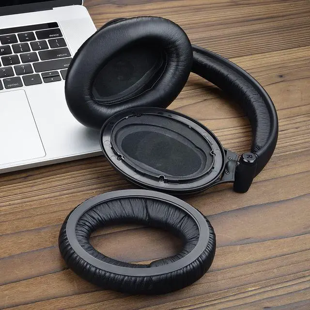 Alt view image 5 of 6 - Kit 2 IN1 Earpads for Sennheiser PC350/HD380 Pro Headphones | Kit 2 IN1 Ear Pads + Headband for PC350/HD380 Pro Soft Protein Leather and High-Density Memory Foam
