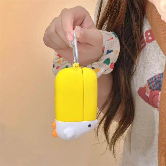 Alt view image 5 of 7 - Case Compatible with Airpods 4, Cute Kawaii Cartoon Bird Design Soft Silicone Wireless Earphone Shockproof Skin, Kids Boys Girls Creative Earbuds Protector