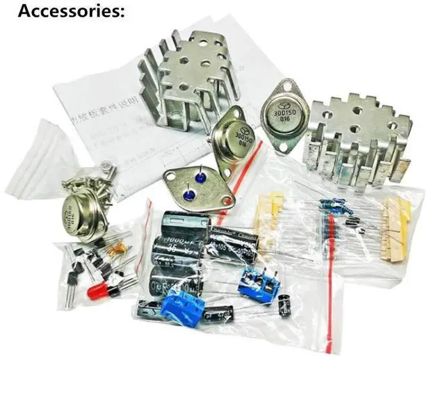 Alt view image 3 of 7 - OCL Amplifier Board Kit Dual 100W High Power Two-Channel Pure Final Stage DIY Audio Stereo Amplifier Module Parts