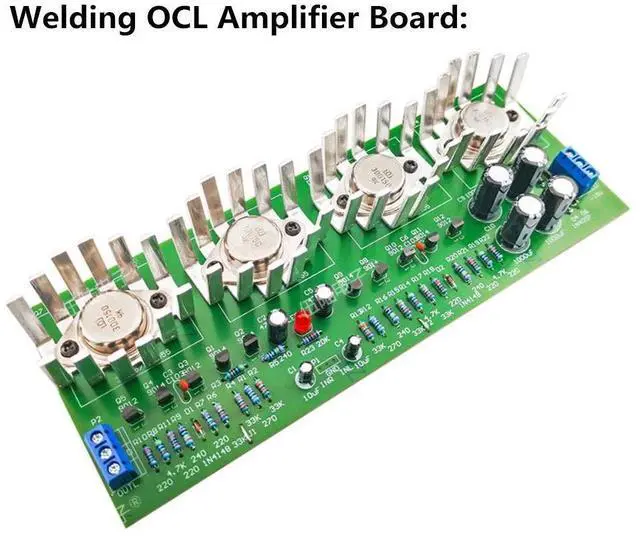 Alt view image 4 of 7 - OCL Amplifier Board Kit Dual 100W High Power Two-Channel Pure Final Stage DIY Audio Stereo Amplifier Module Parts