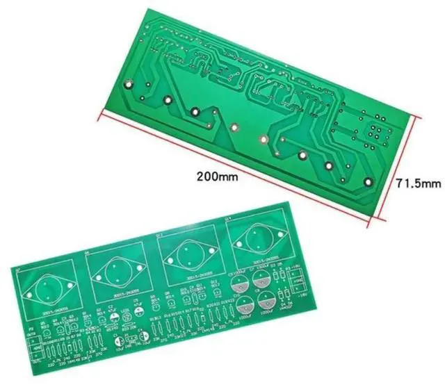 Alt view image 5 of 7 - OCL Amplifier Board Kit Dual 100W High Power Two-Channel Pure Final Stage DIY Audio Stereo Amplifier Module Parts