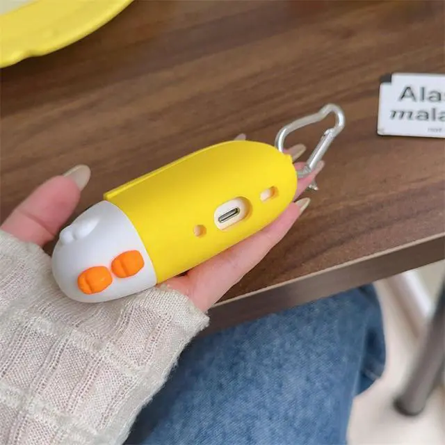 Alt view image 7 of 7 - Case Compatible with Airpods Pro/Pro2, Cute Kawaii Cartoon Bird Design Soft Silicone Wireless Earphone Shockproof Skin, Kids Boys Girls Creative Earbuds Protector