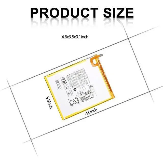 Alt view image 5 of 6 - HQ-3565N HQ-3565S Battery Compatible with Galaxy Tab A7 Lite A7 Lite 8.7" 2021 SM-T220 SM-T225 SM-T225C SM-T225N Series 3.82V 19.48Wh 5100mAh with Tools