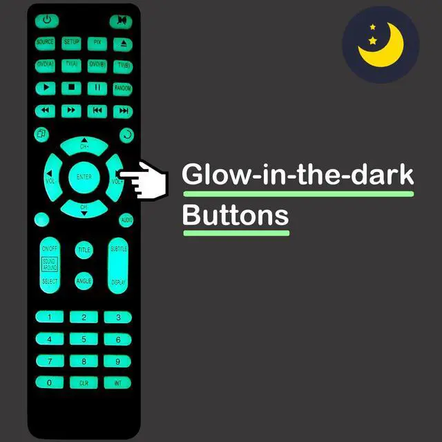 Alt view image 2 of 7 - Replacement Remote Control for Ford Flex Rear Entertainment DVD VAG1Z-19A164-B VAG1Z-19A164-A 2011 2012 2013 2014 2015 2016 2017 2018 2019