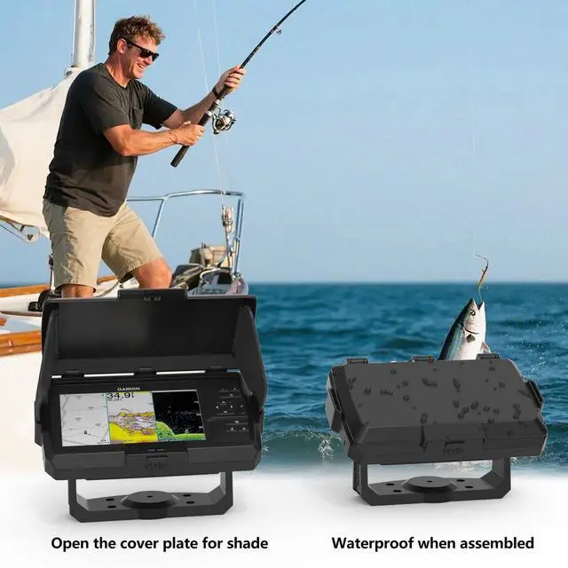 Alt view image 3 of 7 - Sun Visor Compatible with Garmin Striker 5cv/Striker Vivid 5cv, Fish Finder Protective Display Cover