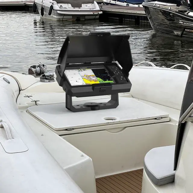 Alt view image 6 of 7 - Sun Visor Compatible with Garmin Striker 5cv/Striker Vivid 5cv, Fish Finder Protective Display Cover