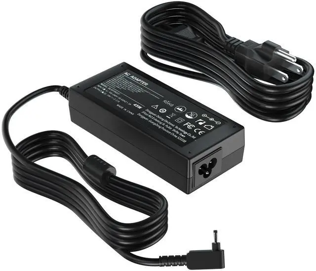 Main image of 45W AC Adapter Compatible with Samsung Ativ Book 9/9 Plus/ 9 Lite/ 9 Spin Laptop Model A13-040N2A PA-1400-96 AD-4019A 19V 2.37A Charger