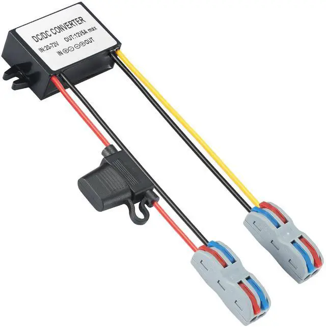 Main image of IP67 Waterproof DC-DC Converter 17-72V to 12V 5A 60W - Voltage Regulator for Trucks, Tractors, Solar Systems (Dust/Shock Proof)