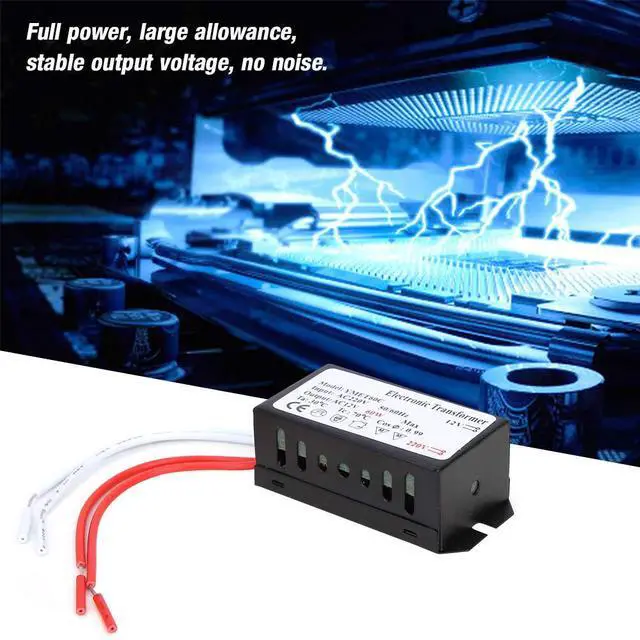 Alt view image 7 of 7 - 220V to 12V Converter 60W LED Power Supply Driver for Low Voltage Lighting AC to DC Transformer Voltage Converter Smart Power Driver(60W)