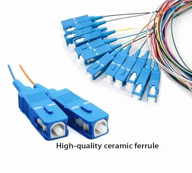 Alt view image 3 of 4 - 12 Fibers SC Single-Mode Color-Coded Fiber Optic Pigtail