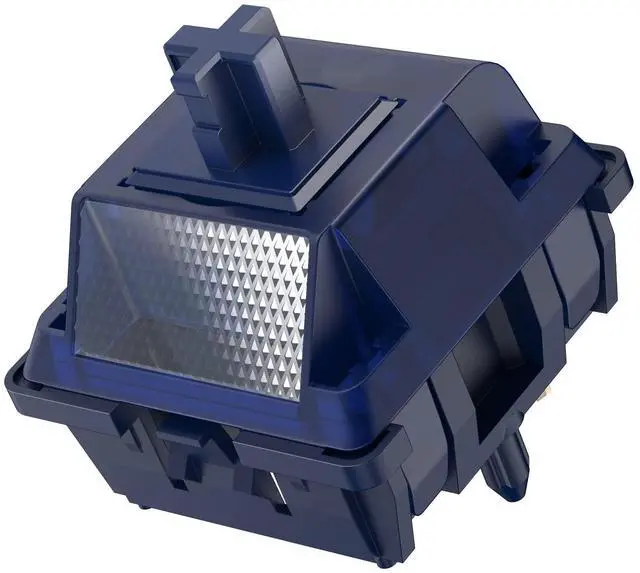Alt view image 2 of 6 - Blue Lotus Switch, High Precision T1 Tactile Switches 65g Long Spring Pre-Lubed RGB Heavy Tactile Keyboard Switches (Blue Lotus, 90pcs)