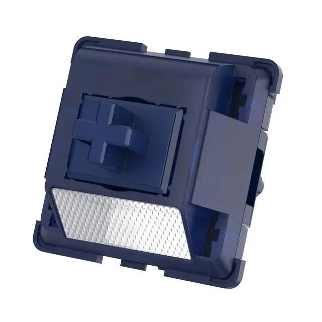Alt view image 4 of 6 - Blue Lotus Switch, High Precision T1 Tactile Switches 65g Long Spring Pre-Lubed RGB Heavy Tactile Keyboard Switches (Blue Lotus, 90pcs)