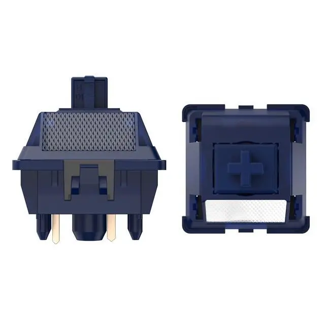Alt view image 5 of 6 - Blue Lotus Switch, High Precision T1 Tactile Switches 65g Long Spring Pre-Lubed RGB Heavy Tactile Keyboard Switches (Blue Lotus, 90pcs)