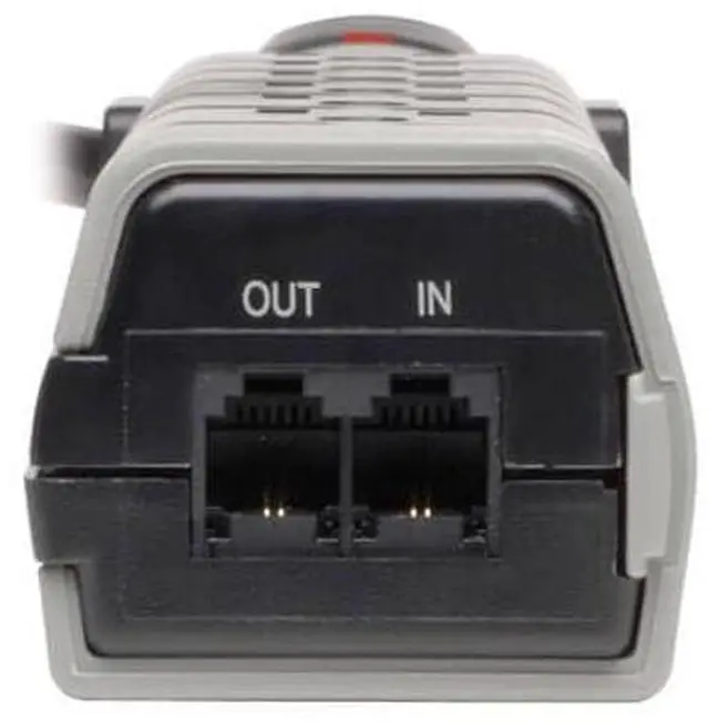 Alt view image 6 of 6 - 8 Outlet Surge Protector Power Strip, 6ft Cord Right Angle Plug, Tel/Modem, & $150K INSURANCE (TLP806TEL)
