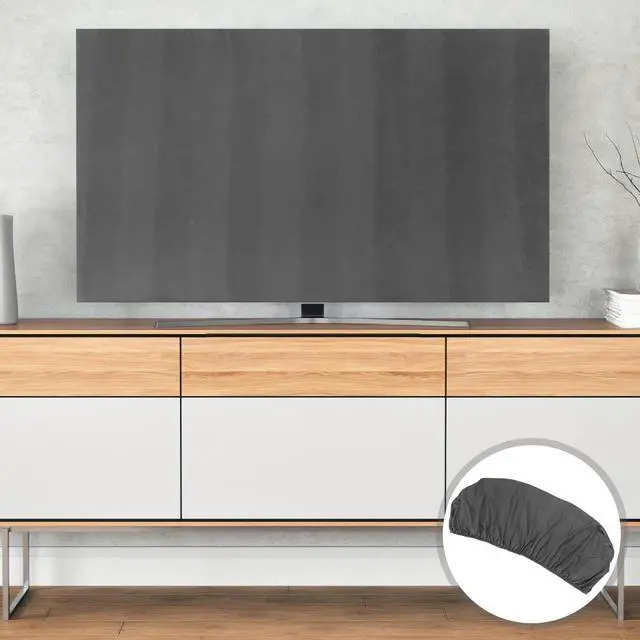 Alt view image 6 of 6 - Elastic TV Cover for 47-50 In Television, Dustproof and Weatherproof Screen Protector for Living Room and Outdoor Use