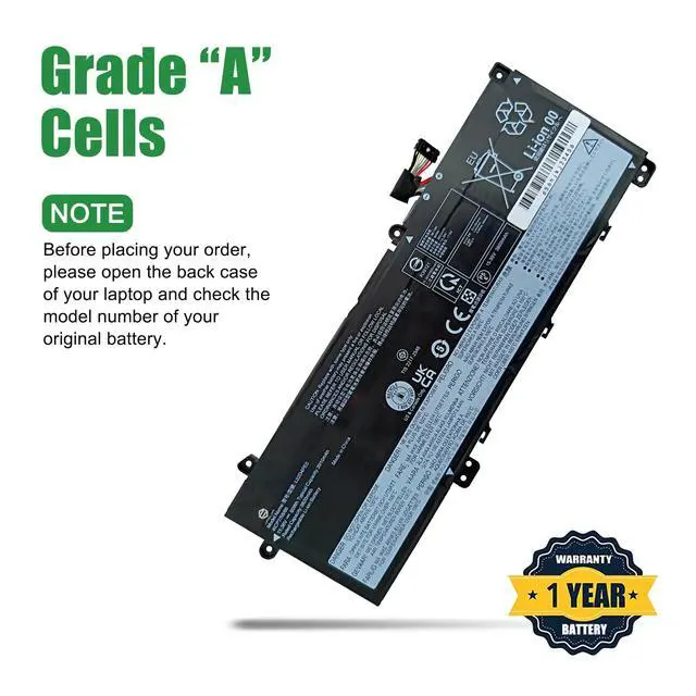 Alt view image 4 of 6 - L22D4PE0 Laptop Battery Replacement for Lenovo ThinkBook 14 G6 ABP IRL K14 G2 IRU Series SB11N47444 5B11N47434 SB11L67325 5B11L67329 L22B4PE0 SB11L67319 5B11L67335 L22M4PE0 15.36V 60Wh