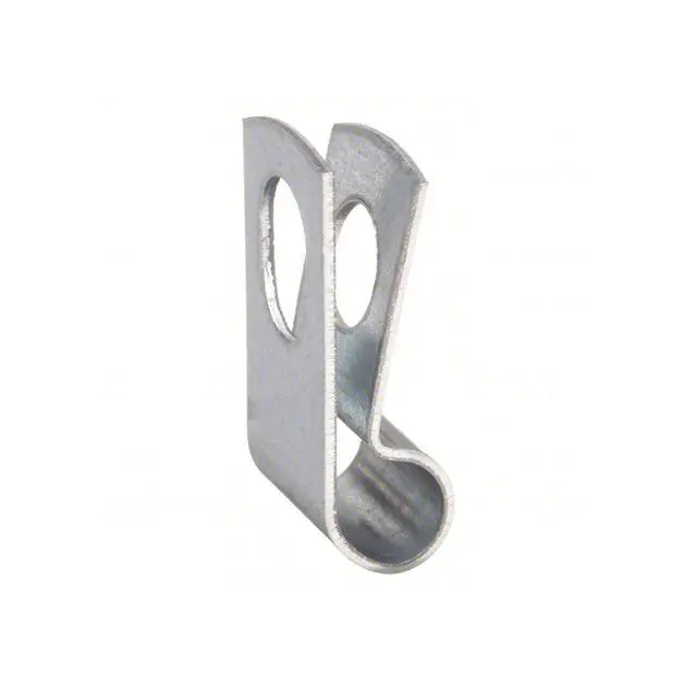 Alt view image 2 of 3 - Galvanized Steel Cable Clamp, Loop Strap, Without Cushion, Cable Clamping Dia. 3/8 in, Hot Dipped Galvanized Clamp Finish, Pack of 50 (3/8 in)