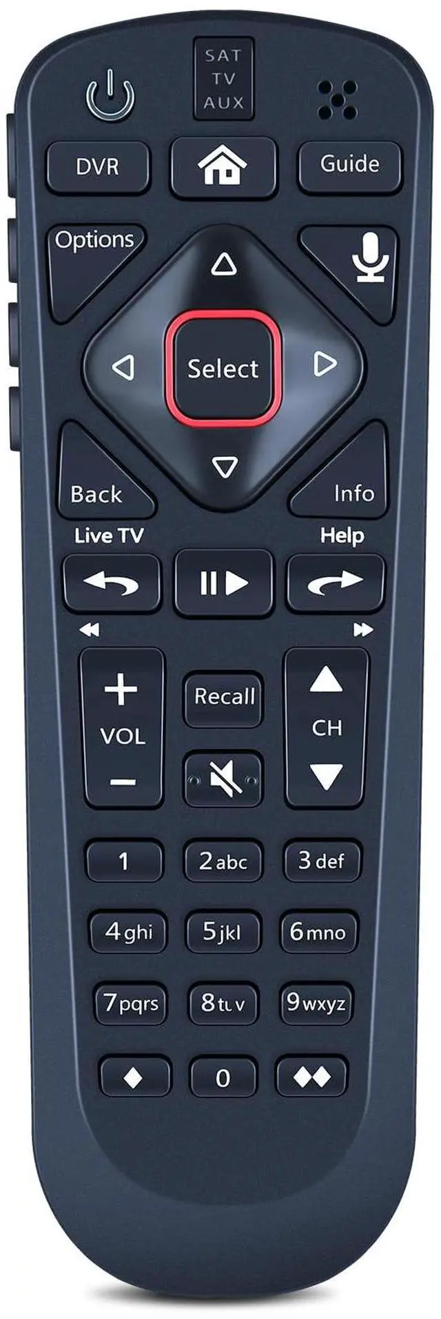 Main image of Voice Remote Replacement for Dish Net54.0 for The Hopper | Voice Control, Easy Pairing, Stable Signal, Fast Response