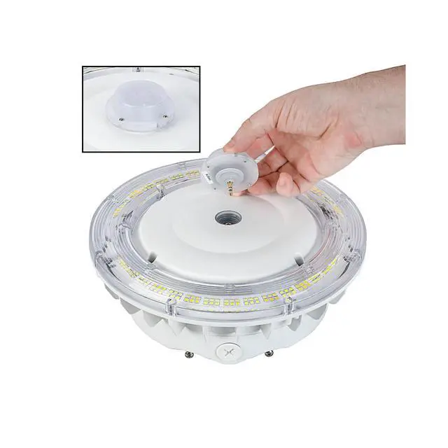 Alt view image 4 of 7 - LED Fixture Plug in Microwave Sensor, Plug and Play Microwave Motion Sensor for LED Linear High Bay UFO Canopy Light, DC 12V 3.5MM Audio Jack, BI-Level, Model# ANT-5-4T, 2-Pack