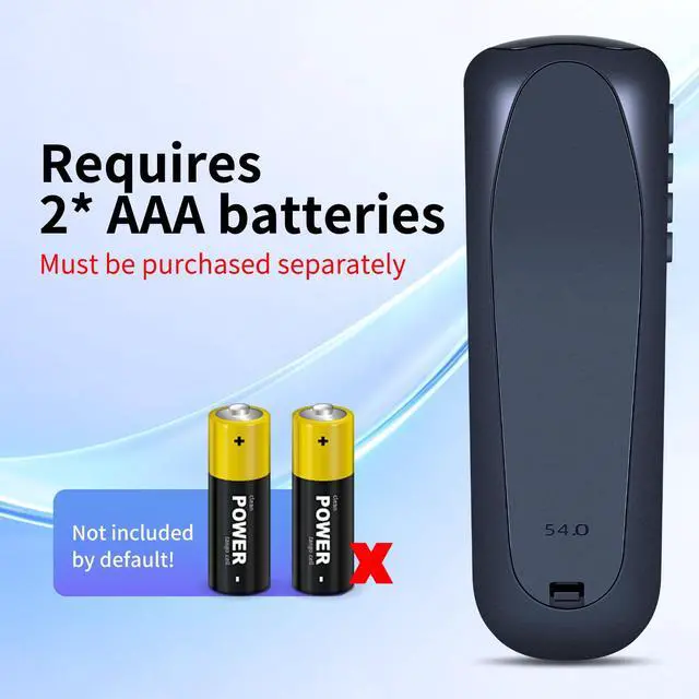 Alt view image 6 of 7 - Replacement for Dish Upgraded Network 54 Series Voice Remote for The Hopper | Voice Control, for 54.1 54.2 54.3