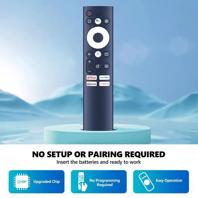 Alt view image 3 of 6 - New 55Q20 Replacement Remote Control for Skyworth Smart Android TV UB5100 TB5000 TB7000 55Q20 CT9010 HS-8A00J-01 65Q20 50Q20 Without Voice Function