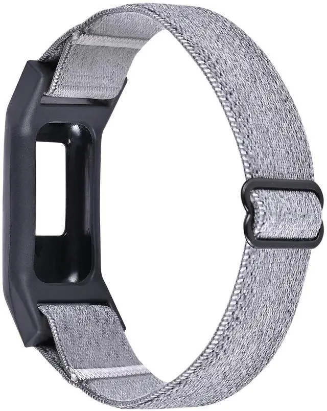 Main image of Elastic Nylon Strap compatible with Garmin vivofit Jr 1/2 Bands Replacement with Case for Kids