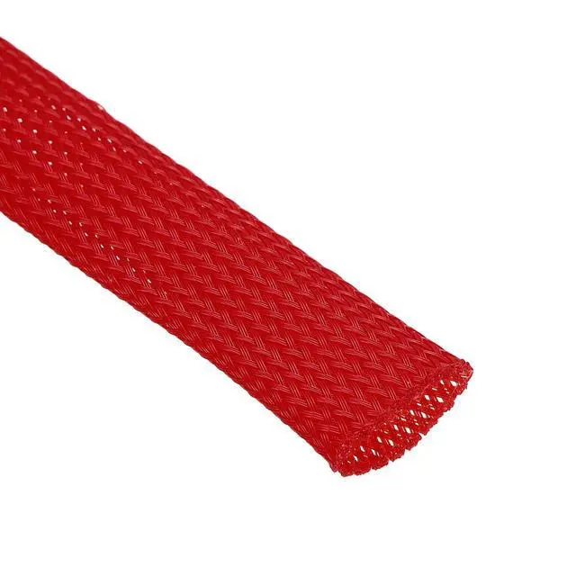 Alt view image 2 of 5 - Expandable Sleeving,1-inch 25ft Cable Sleeve, Red