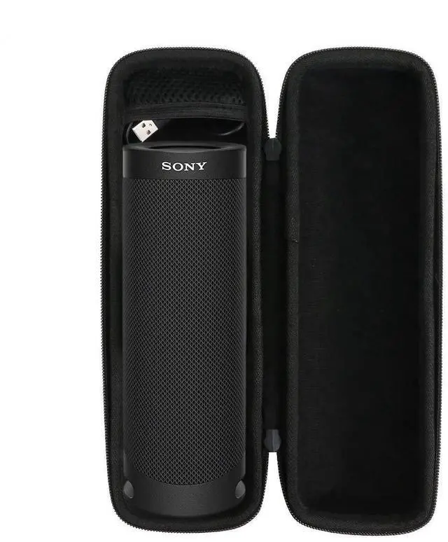 Main image of Hard Case for Sony SRS-XB23 Extra BASS Speaker, Black | EVA hard shell, Water-resistant design, Impact-resistant design, Case only