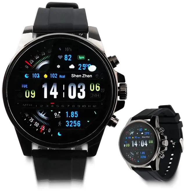 Main image of Smart Watches for Men,1.43" HD Touch Screen,Fitness Tracker Running Watch,Heart Rate/Sleep Monitor,Fitness Smart Watch,Bluetooth,NFC,Compatible with iOS Android,Smart Watch (Black)