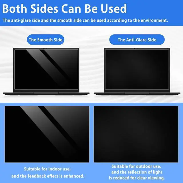 Alt view image 6 of 6 - For 13.3 Inch 16:10 Laptop Privacy Screen Protector | Removable for Lenovo/HP/Dell/Acer/ASUS/Samsung & Other 13.3 Inch 16:10 Laptops Anti-fingerprint, Anti-Glare, Anti-scratch