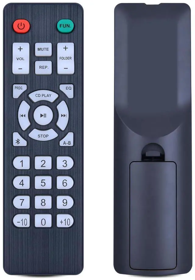 Main image of Replacement Remote Control for Greadio CD Player Boombox, for Klim CD Player & Cassette Tape Player