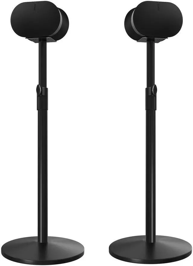 Main image of Speaker Stand for Sonos ERA 300, Premium Metal Design, Adjustable Floor Speaker Stand with Cable Management(2pcs, Black)