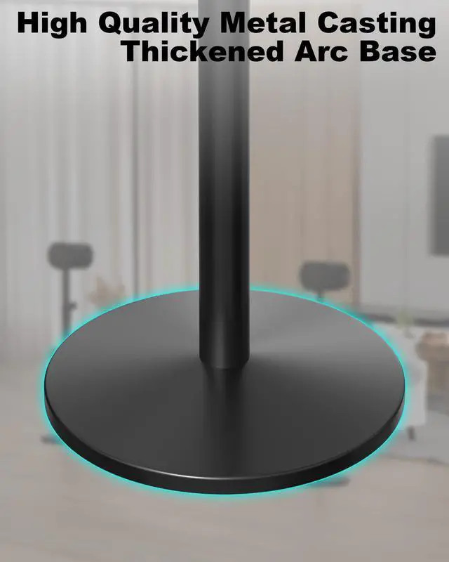 Alt view image 2 of 7 - Speaker Stand for Sonos ERA 300, Premium Metal Design, Adjustable Floor Speaker Stand with Cable Management(2pcs, Black)