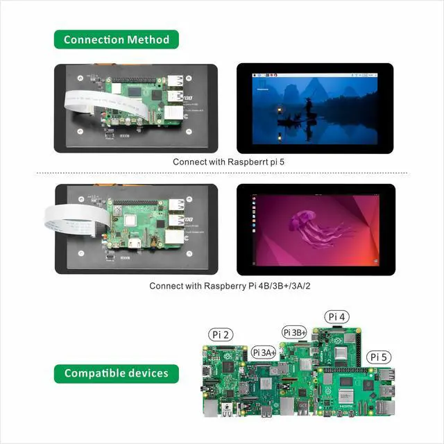 Alt view image 3 of 7 - 7inch DSI Screen V4.0 kit for Raspberry Pi 7inch DSI Screen V4.0