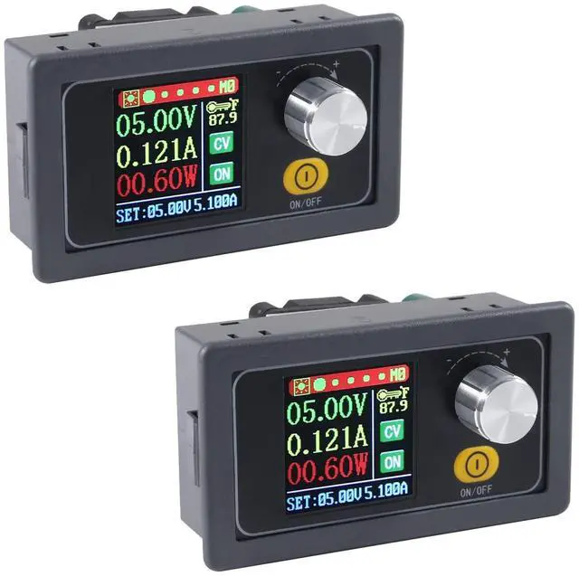 Main image of 2PCS Buck Boost Converter Adjustable Voltage Regulator DC 6V-36V to DC 0.6V-36V, Step Up Down Power Supply, Constant Current Reverse Protection Module
