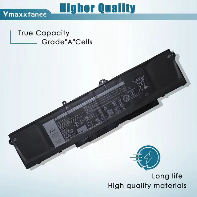 Alt view image 3 of 7 - 9JRV0 Laptop Battery Compatible with for Dell Precision 3561 3571 / Latitude 5521 5531 / Alienware m17 R5 AMD Series Laptop 00P3TJ 0P3TJ 05RGW 0R05P0 R05P0 11.4V