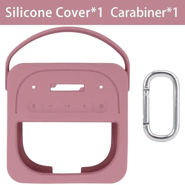 Alt view image 3 of 6 - Silicone Cover for Bose SoundLink Micro 2nd Bluetooth Speaker | Scratch-resistant, Unhindered Sound, Silicone Construction, Portable Carrying Silicone Cover, Pink Silicone Cover
