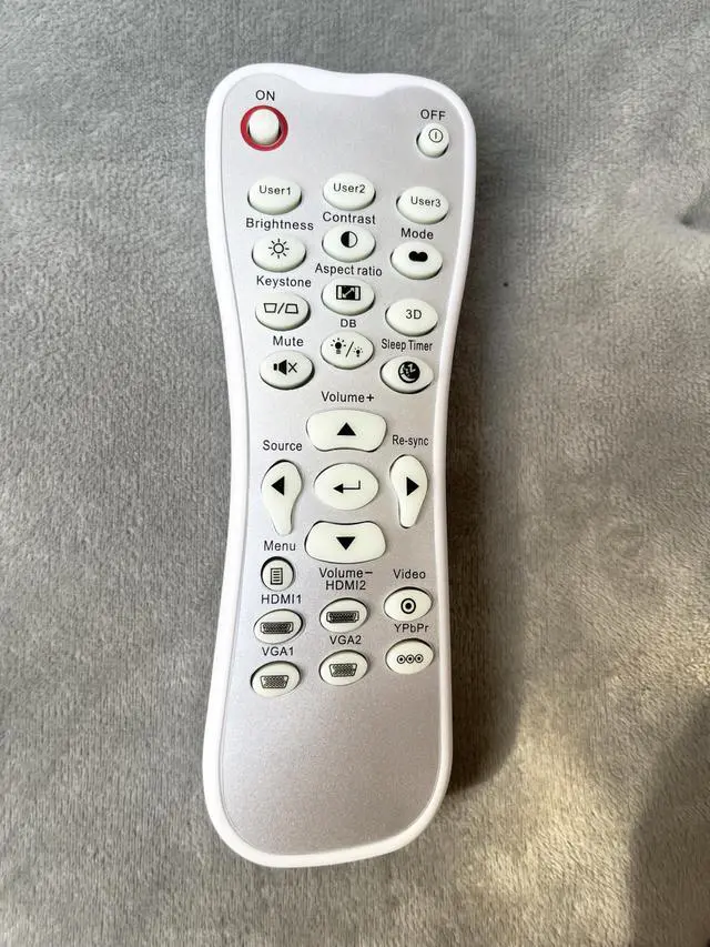 Alt view image 3 of 4 - BR-3003B Projector Replacement Remote Control for Optoma GT1080 HD141X HD142X HD143X HD144X HD26BR HD27 HD27HDR HD28DSE HD29Darbee GT1080Darbee HD39Darbee UHD40 UHD50 UHD550X UHD60 UHZ65