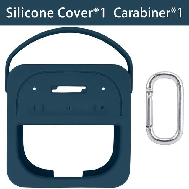 Alt view image 3 of 6 - Silicone Cover for Bose SoundLink Micro 2nd Bluetooth Speaker | Scratch-resistant, Unhindered Sound, Silicone Construction, Portable Carrying Silicone Cover, Twilight Blue Silicone Cover