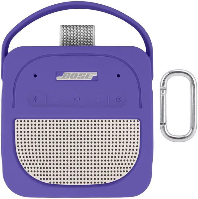 Main image of Silicone Cover for Bose SoundLink Micro 2nd Bluetooth Speaker | Scratch-resistant, Unhindered Sound, Silicone Construction, Portable Carrying Silicone Cover, Purple Silicone Cover