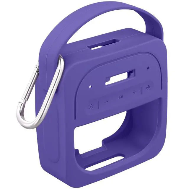 Alt view image 2 of 6 - Silicone Cover for Bose SoundLink Micro 2nd Bluetooth Speaker | Scratch-resistant, Unhindered Sound, Silicone Construction, Portable Carrying Silicone Cover, Purple Silicone Cover