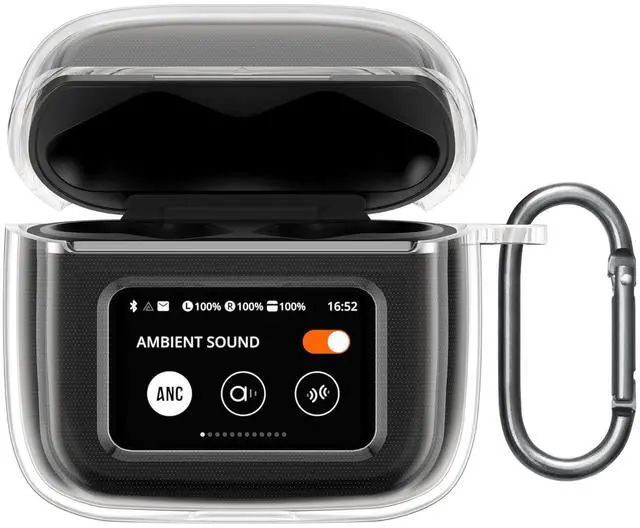 Main image of Earphones Case for JBL Tour Pro 3 Case - Clear TPU Silicone Earbuds Cover - Transparent