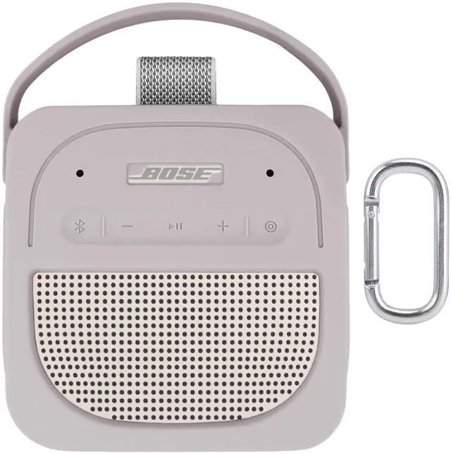 Main image of Silicone Cover for Bose SoundLink Micro 2nd Bluetooth Speaker | Scratch-resistant, Unhindered Sound, Silicone Construction, Portable Carrying Silicone Cover, White Silicone Cover