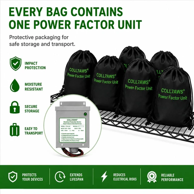 Alt view image 5 of 7 - Whole House Electrical Protection Unit 50A-200A | Power Factor Correction Device | Voltage Stabilizer for Breaker Panel | 120/240V