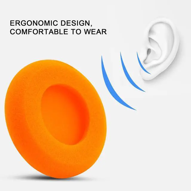 Alt view image 3 of 6 - GVOEARS Replacement Cushion Earpads for Koss Portapro Headphones 2 Pairs (Green&Orange)